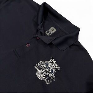 Mens Disney Golf Champion Polo Wide World Of Sports ESPN Embroidered Resort Sz L